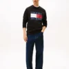 Tommy Jeans Sweatshirt mit großem Flaggenlogo