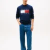 Tommy Jeans Sweatshirt mit großem Flaggenlogo