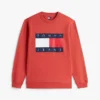 Tommy Jeans Sweatshirt mit großem Flaggenlogo Tommy Jeans Sweatshirt mit großem Flaggenlogo