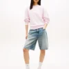 Tommy Jeans Sweatshirt mit Puff-Print Tommy Jeans Sweatshirt mit Puff-Print