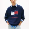 Tommy Jeans Sweatshirt mit Wavy-Flag-Logo Tommy Jeans Sweatshirt mit Wavy-Flag-Logo