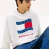Tommy Jeans Sweatshirt mit Wavy-Flag-Logo