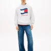 Tommy Jeans Sweatshirt mit Wavy-Flag-Logo
