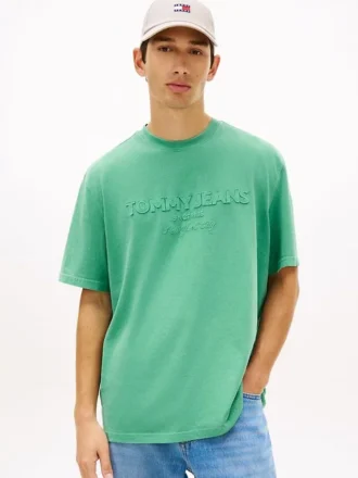 Tommy Jeans T-Shirt mit Distressed-Logo