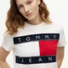 Tommy Jeans T-Shirt mit großem Flaggenlogo