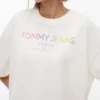 Tommy Jeans T-Shirt mit Kristall-Logo