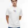Tommy Jeans T-Shirt mit Multi-Crest-Logo Tommy Jeans T-Shirt mit Multi-Crest-Logo