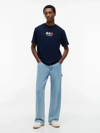 Tommy Jeans T-Shirt mit Multi-Crest-Logo
