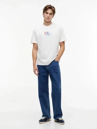 Tommy Jeans T-Shirt mit Multi-Crest-Logo