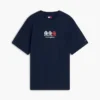 Tommy Jeans T-Shirt mit Multi-Crest-Logo Tommy Jeans T-Shirt mit Multi-Crest-Logo