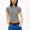 Tommy Jeans T-Shirt mit Rüschenbesatz