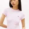 Tommy Jeans T-Shirt mit Rüschenbesatz