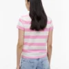 Tommy Jeans T-Shirt mit Rugby-Streifen Tommy Jeans T-Shirt mit Rugby-Streifen