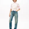 Tommy Jeans T-Shirt mit Streifen in Regular-Passform