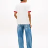 Tommy Jeans Wavy Flag Ringer T-Shirt