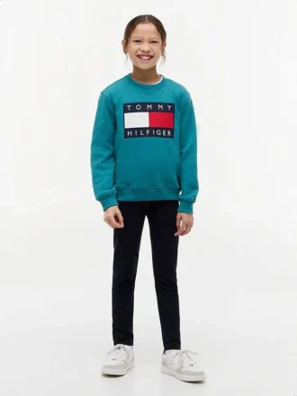 Tommy-Logo-Leggings für Kinder