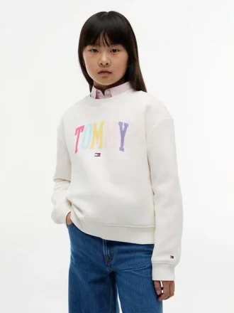 Tommy-Logo-Sweatshirt für Kinder