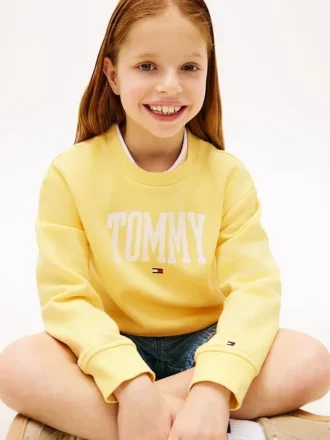 Tommy-Logo-Sweatshirt für Kinder