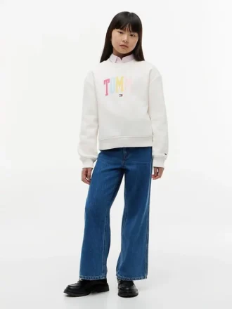 Tommy-Logo-Sweatshirt für Kinder