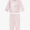 Tommy-Logo-Sweatshirt- und Hosen-Set für Babys