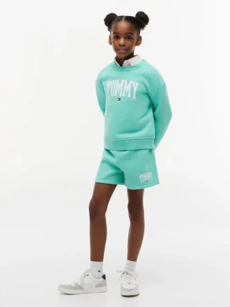 Tommy Logo Sweatshorts für Kinder