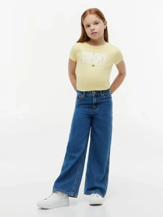 Tommy-Logo-T-Shirt für Kinder