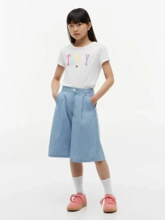 Tommy-Logo-T-Shirt für Kinder