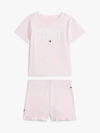 Tommy-Logo-T-Shirt- und Shorts-Set für Babys Tommy-Logo-T-Shirt- und Shorts-Set für Babys