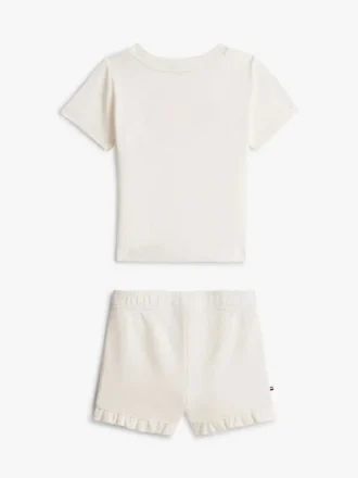 Tommy-Logo-T-Shirt- und Shorts-Set für Babys Tommy-Logo-T-Shirt- und Shorts-Set für Babys