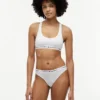 Tommy Logo Unlined Bralette