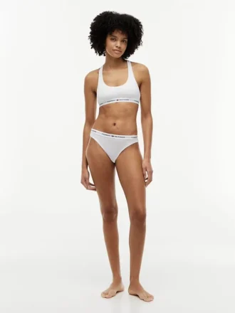 Tommy Logo Unlined Bralette