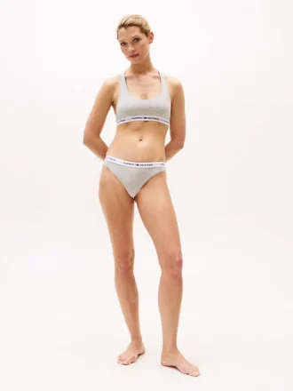 Tommy Logo Unlined Bralette