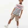 Tommy Stripe T-Shirt für Kinder
