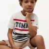 Tommy Stripe T-Shirt für Kinder