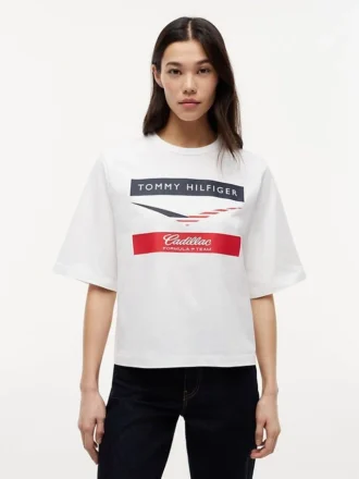 Tommy x Cadillac F1® Team Boxy Chevron T-Shirt