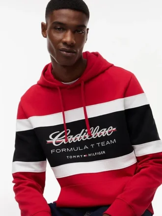 Tommy x Cadillac F1® Team Script Hoodie