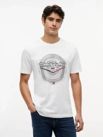 Tommy x Cadillac F1® Team Tire T-Shirt Tommy x Cadillac F1® Team Tire T-Shirt