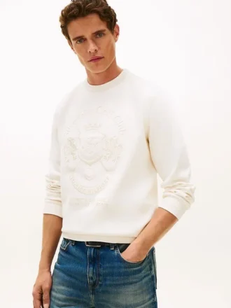 Tonal Club Logo Intechno Knit Sweatshirt Tonal Club Logo Intechno Knit Sweatshirt