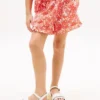 Tropisch bedruckte Rüschen-Shorts für Kinder Tropisch bedruckte Rüschen-Shorts für Kinder