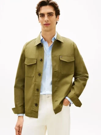 Twill-Hemdjacke