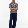 Utility-Chino aus Baumwoll-Leinen-Mischung Utility-Chino aus Baumwoll-Leinen-Mischung