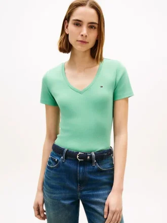 V-Ausschnitt „Favorite“ T-Shirt