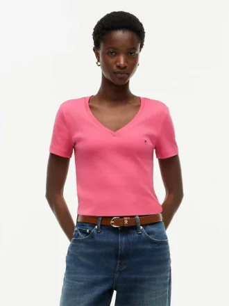 V-Ausschnitt „Favorite“ T-Shirt