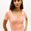 V-Ausschnitt „Favorite“ T-Shirt