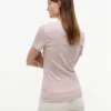 V-Ausschnitt-T-Shirt „Favorite“ mit Streifen