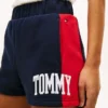 Varsity Tommy Logo Colorblock Sweatshorts