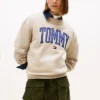 Varsity Tommy Logo Rundhals-Sweatshirt Varsity Tommy Logo Rundhals-Sweatshirt