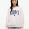 Varsity Tommy Logo Sweatshirt mit Rundhalsausschnitt