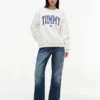 Varsity Tommy Logo Sweatshirt mit Rundhalsausschnitt