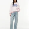 Varsity Tommy Logo Sweatshirt mit Rundhalsausschnitt
